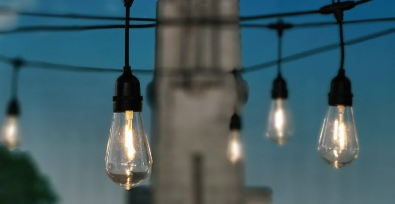 Fixed Filament Party Lights — Außenbereich