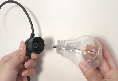 Quick-release socket and bulb