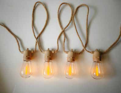 Jute Cord Party Light